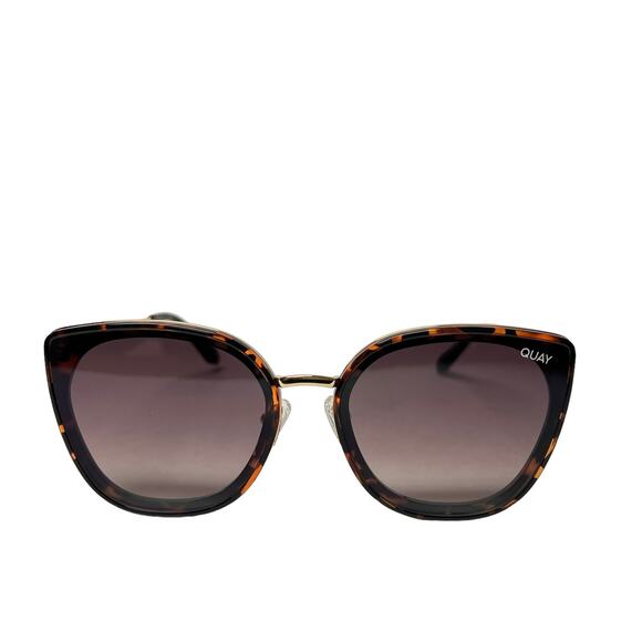 Quay Australia Flat Out Cat Eye Sunglasses Tortoise Brown main image 6